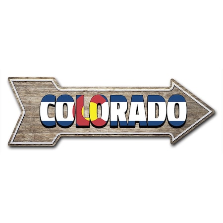 Colorado Arrow Decal Funny Home Decor 24in Wide